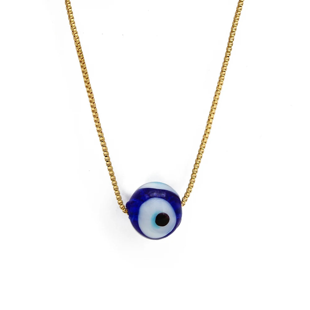 Bohemian Evil Eye pendant
