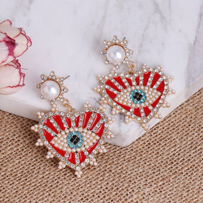 Stylish vintage statement earrings