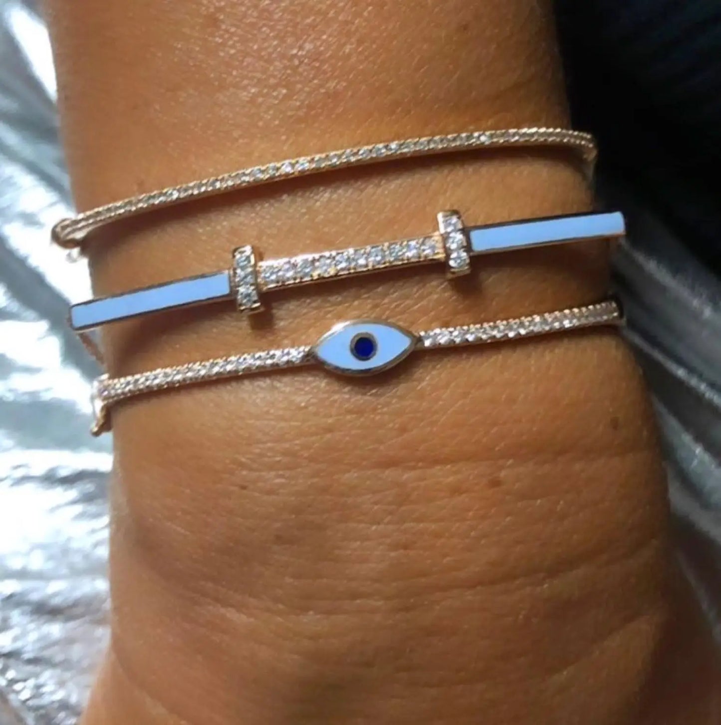 Rose gold Evil Eye jewelry