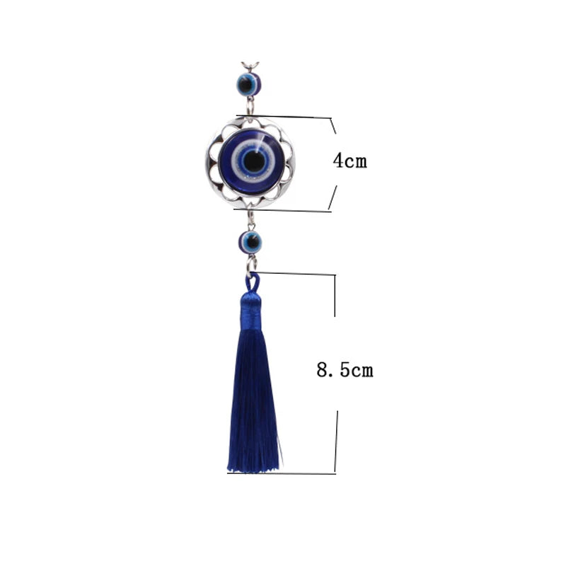 Blue glass Evil Eye charm
