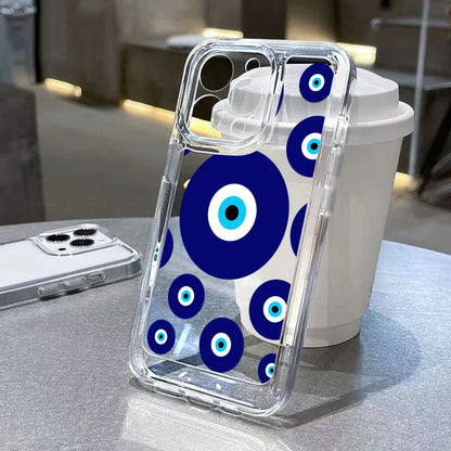 Transparent Evil Eye case
