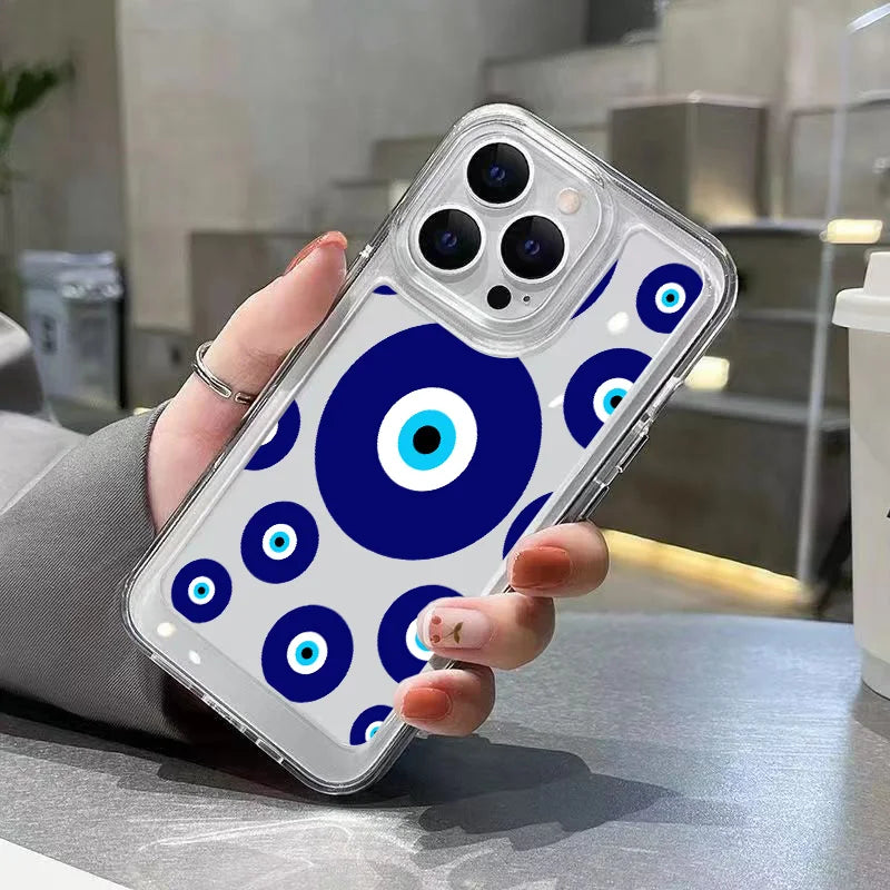 Clear phone case Evil Eye
