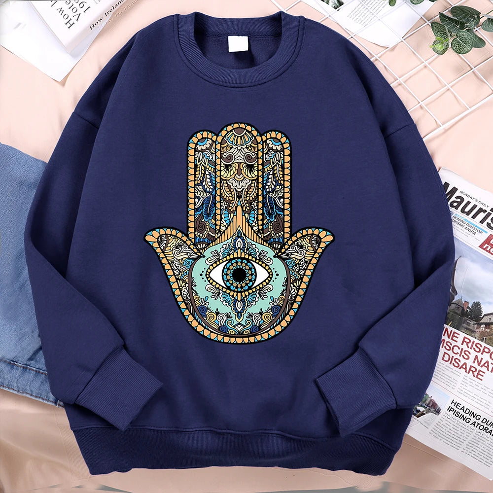 Warm Evil Eye Winter Hoodie