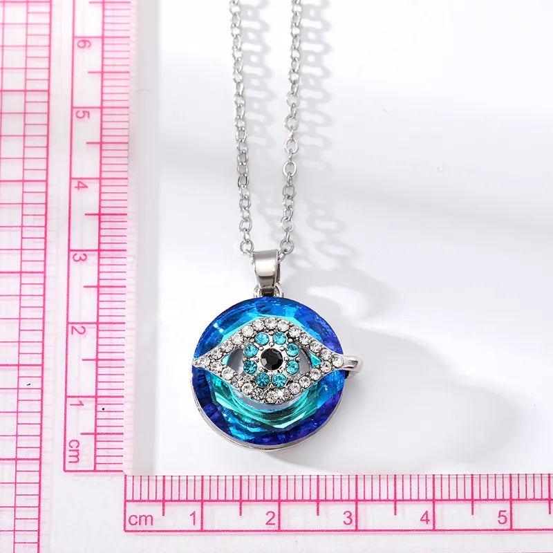 Blue Rhinestone Pendant