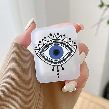 Protective Slim Evil Eye Earphone Case for AirPods with Luxury Design and TPU Material