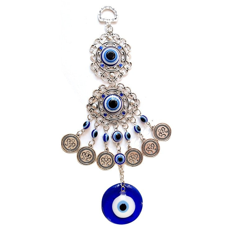 Turkish Blue Hamsa Hand Amulet