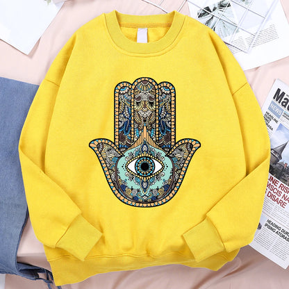 Hamsa Hand Casual Hoodie