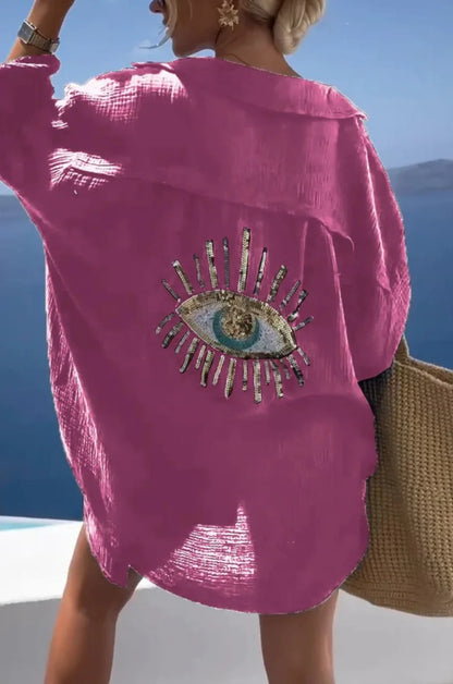 Evil Eye sun protection shirt