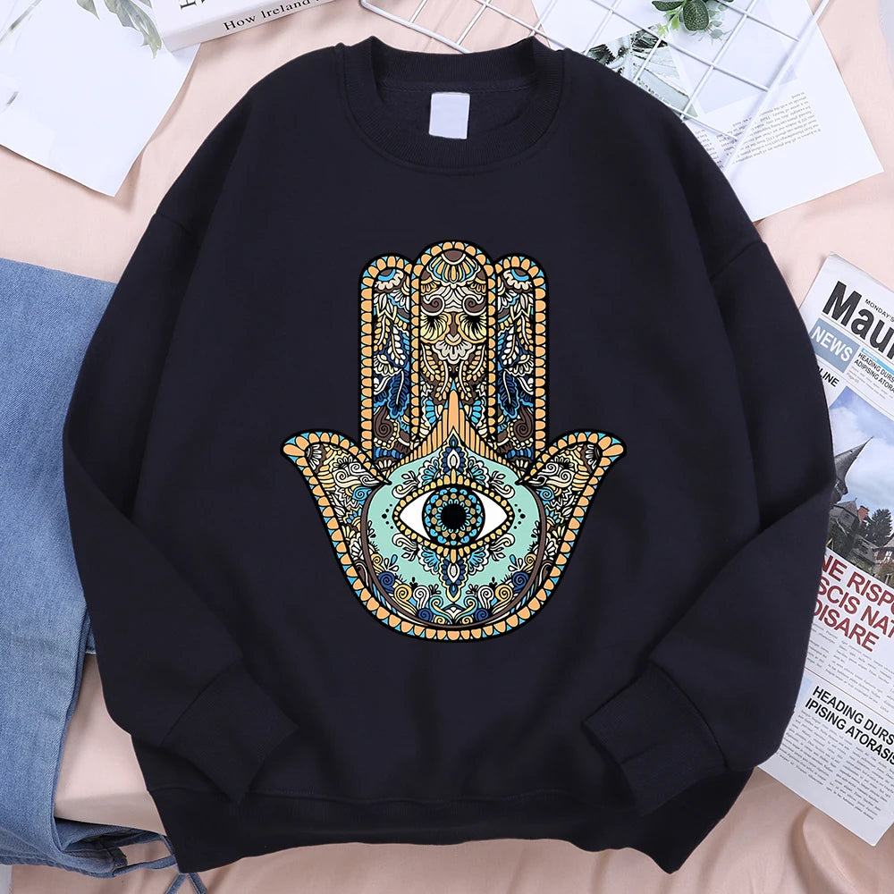 Stylish Evil Eye Hoodie