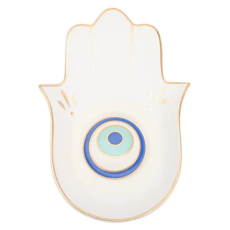 Mystical ceramic tray Evil Eye
