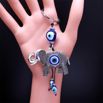 Evil eye keychain